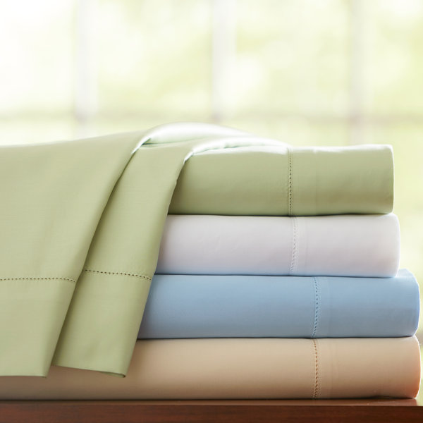 Pointehaven 794 Pima Sateen 100 Cotton Sateen Sheet Set & Reviews
